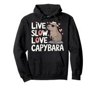 Capybara Funny Capy Lover Rodent Wildlife Animal Capy Sweat à Capuche