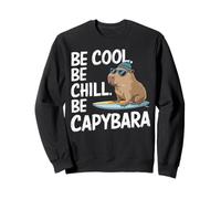 Capybara Funny Capy Lover Rodent Wildlife Animal Capy Sweatshirt