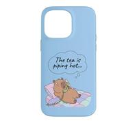Capybara Funny Gossip Yapper Meme Le thé est très Chaud Coque pour iPhone 14 Pro Max