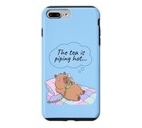 Capybara Funny Gossip Yapper Meme Le thé est très Chaud Coque pour iPhone 7 Plus/8 Plus
