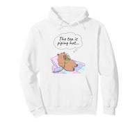 Capybara Funny Gossip Yapper Meme Le thé est très Chaud Sweat à Capuche