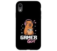 Capybara Gamer Girl Gaming Coque pour iPhone XR