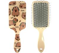 Capybara Hair Brush,1 X Capybara Detangling Hair Brush,Detangling Hair Brush,Reduces Breakage And Eliminates Tangles,For Women And Girls