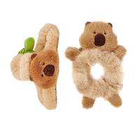 Capybara Hair Claw - Épingles à cheveux décoratives, pince à griffes en peluche, poils épais, attaches mignonnes, support pour animaux flous, pinces à mâchoires pour cheveux, tenue forte | Accessoire