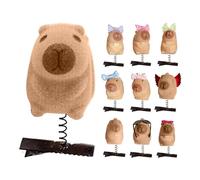 Capybara Hairpin Thème - 10x Capybara Hair Clip Clip | Capybara Cartoon Catch Catch | Barrettes À Cheveux | Cheveux Pour La Mode Hairpin Pour Animaux Pour Un usage Quotidien