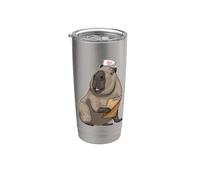 Capybara Infirmière Porte-bloc Gobelet isotherme en acier inoxydable double paroi