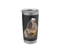 Capybara Infirmière Porte-bloc Gobelet isotherme en acier inoxydable double paroi