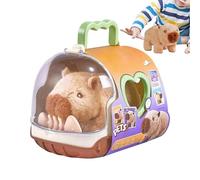 Capybara Interactive Pet - Délice Multi-sensoriel | Poûpée De Marche Sonore Et Lumineuse + Peluche Douce | Maison Salle De Jeux Maternelle Voyage Enfant Adulte Jeune Fille Garçon Électrique Mignon Mar