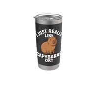 Capybara, J'aime Capybaras | Capy, Rongeur Gobelet isotherme en acier inoxydable double paroi