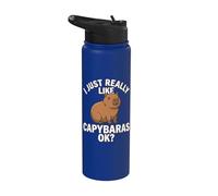 Capybara, J'aime Capybaras | Capy, Rongeur Stainless Steel Insulated Water Bottle