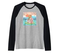 Capybara Japan Zen Mood Onsen Rongeur Manche Raglan