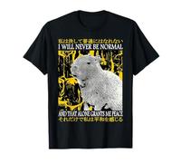 Capybara Japonais I Will Never Be Normal T-Shirt