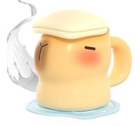 Capybara - Jaune 13,5 Onces, Thé Mignon Dessin Animé, Idée Cadeau Nouveauté | Siroter Du Chocolat Chaud Profiter Du Petit Déjeuner En Se Détendant Dans La Cuisine À La Maison En Utilisant Le Sot