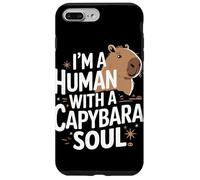 Capybara Je suis Un Humain avec Une âme Capybara Animaux Capybaras Coque pour iPhone 7 Plus/8 Plus
