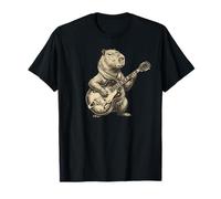 Capybara Joue de la Guitare électrique Classic Superstar Fun Capy T-Shirt