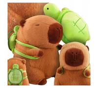 Capybara Jouet en peluche avec petite tortue, Jouet mignon de capybara, poupée d'accompagnement de confort pour enfants 40CM