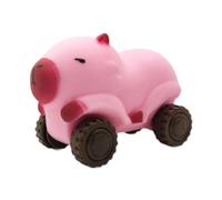 AWHAO Capybara, Jouet Relaxant, Joli Pousseur de Sable à Roue pour Enfants D'âge Préscolaire, Rose