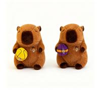 Capybara - Jouets en peluche - 82570 - Panier de basket ball Capybara - 19 cm - 20 (modèle aléatoire)