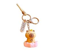 Capybara Keychain - Breloque amusante pour sac à main, pendentif animal mignon | Accessoire de porte-monnaie créatif Capybara Doll Adorable décoration pendentif, cadeau de collection élégant pour Kin