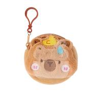 Capybara Keychain - Cute Plush Purse Pendant, Key Ring, Compact Design Durable Stitching Fun Decorative Collectible | Suitable for Backpack Zipper Charm Accessory Everyday Use Teen Adult Gift