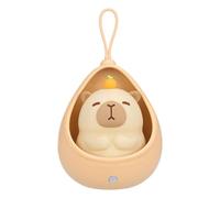 Capybara Lampe Capybara - Jolie lumière - Jouet spongieux en Silicone à détection Automatique - Décoration d'éclairage pour Chambre d'enfant, Bureau, Chevet, Chambre de Fille