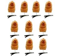 Capybara Lot de 1/5/10 pinces à cheveux pour femme et fille Motif animal 3D