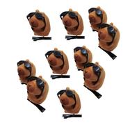 Capybara Lot de 10 pinces à cheveux décoratives pour amoureux des animaux et fashionistas