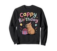 Capybara Lovers Birthday Cappy Happy Birthday Party Sweatshirt