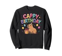 Capybara Lovers Birthday Cappy Happy Birthday Party Sweatshirt