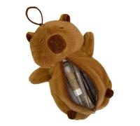 Capybara Maisons Crayon - Sacs À Crayon Large, Cas Pour Crayons En Forme D'animal Créatif | Capybara Pencil Case Animal Pencil Custa Crayon Cas Phrush Case Brosse Porte De Papeterie Porte De C, Single