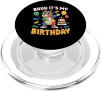 Capybara Master Builder Blocks Bricks Brush C'est Mon Anniversaire PopSockets PopGrip pour MagSafe