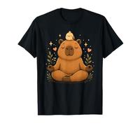 Capybara Méditant Animal Zen Mignon Drôle Capybara T-Shirt