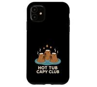 Capybara Meme Coffee Vibes Stay Chill Living The Capybara Coque pour iPhone 11