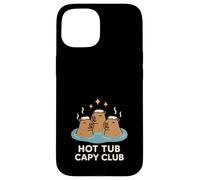 Capybara Meme Coffee Vibes Stay Chill Living The Capybara Coque pour iPhone 15