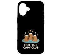 Capybara Meme Coffee Vibes Stay Chill Living The Capybara Coque pour iPhone 16