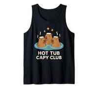 Capybara Meme Coffee Vibes Stay Chill Living The Capybara Débardeur