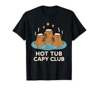 Capybara Meme Coffee Vibes Stay Chill Living The Capybara T-Shirt