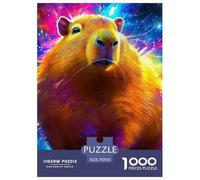 Capybara Mignon 1000 Pièces Puzzle Cadeaux pour Femmes, Cadeaux pour Hommes Petits Animaux Mignons Jeu De Puzzle pour Toute La Famille Adultes Et Enfants À Partir De 14 Ans70x50cm/1000pcs