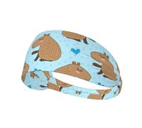 Capybara Mignon,Bandeau de Sport Unisexe, Bandeau élastique Multi-usages pour Cheveux