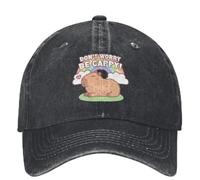 Capybara Mignon et Casquette de Baseball Arc-en-Ciel être Cappy Femelle mâle Sun-Proof Hip Hop Chapeaux d’été Vintage en Plein air Chapeaux de Soleil