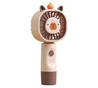 Capybara Mini Handheld Fan - 5 niveaux USB Personal Cooler, Lightweight Material High Speed, Portable Design Easy Carry, Cooling Accessory Tool for Camping Beach Summer Outdoor