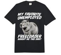 Capybara Mon Freeloader préféré au chômage m'a acheté ceci Comfort Colors Adult Heavyweight T-Shirt