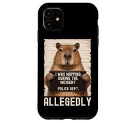 Capybara Mugshot I Was Napping During The Incident Coque pour iPhone 11