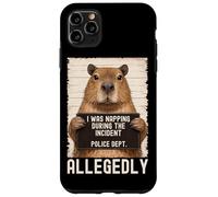 Capybara Mugshot I Was Napping During The Incident Coque pour iPhone 11 Pro Max