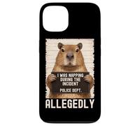 Capybara Mugshot I Was Napping During The Incident Coque pour iPhone 13