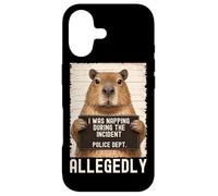 Capybara Mugshot I Was Napping During The Incident Coque pour iPhone 17