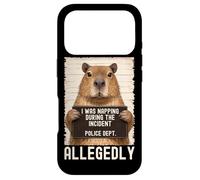 Capybara Mugshot I Was Napping During The Incident Coque pour iPhone 17 Pro