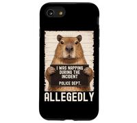 Capybara Mugshot I Was Napping During The Incident Coque pour iPhone SE (2020) / 7/8