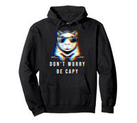 Capybara, ne Vous inquiétez Pas, Soyez Amoureux de Capy, Trippy EDM Rave #25D4B Sweat à Capuche