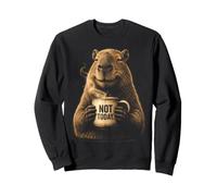 Capybara Not Today Café Pas Aujourd'hui Café Sweatshirt